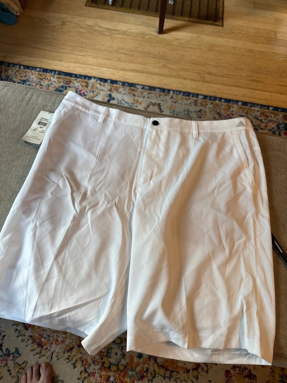 Adidas men’s Golf Shorts - White - Size 40